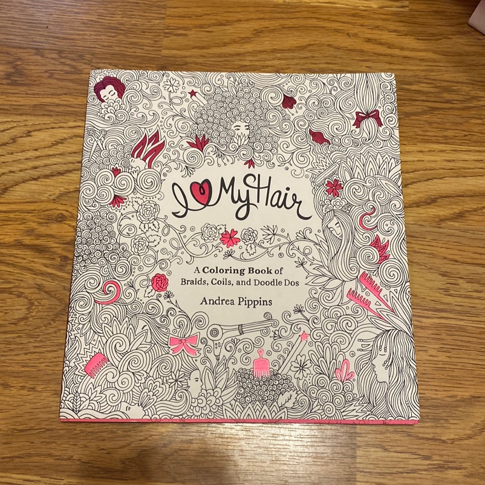 Hair coloring book